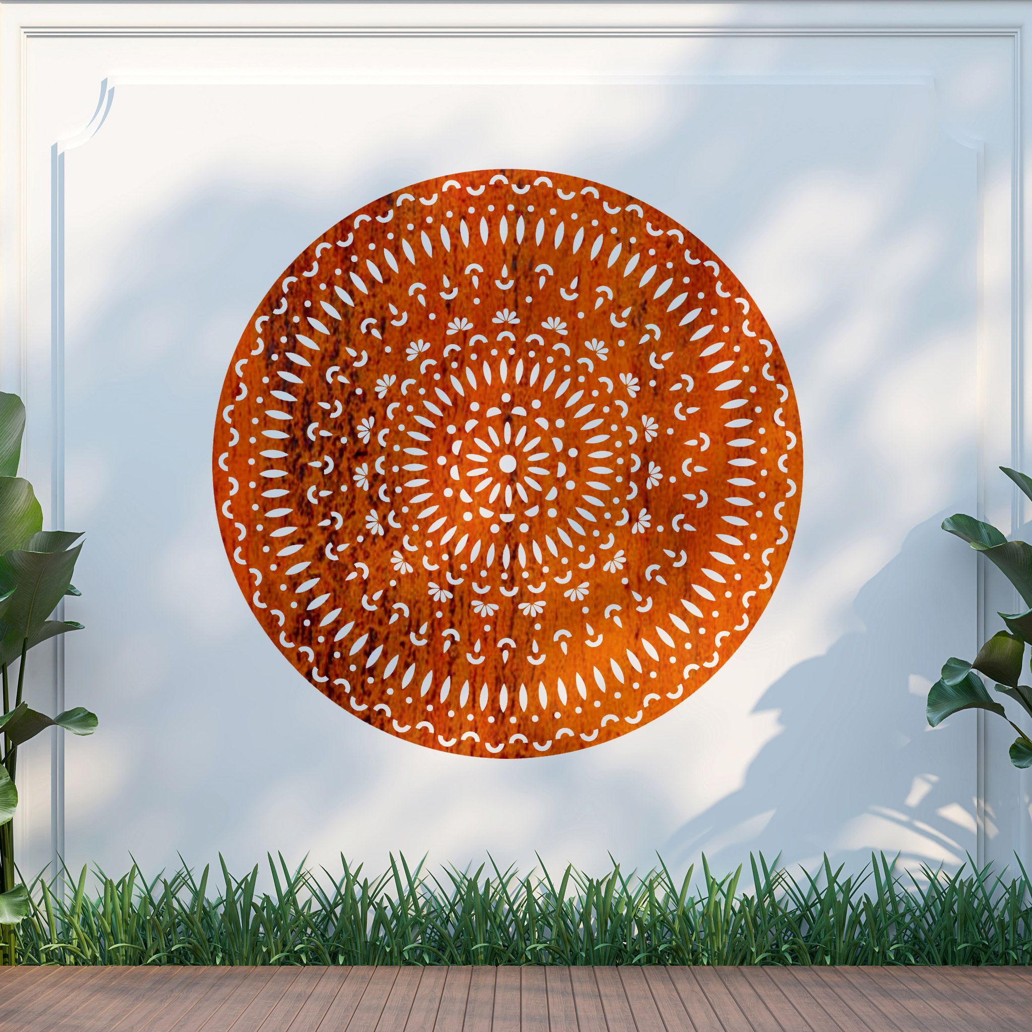 Metal Wall Art Mandala NZ Made Products Ladybugs