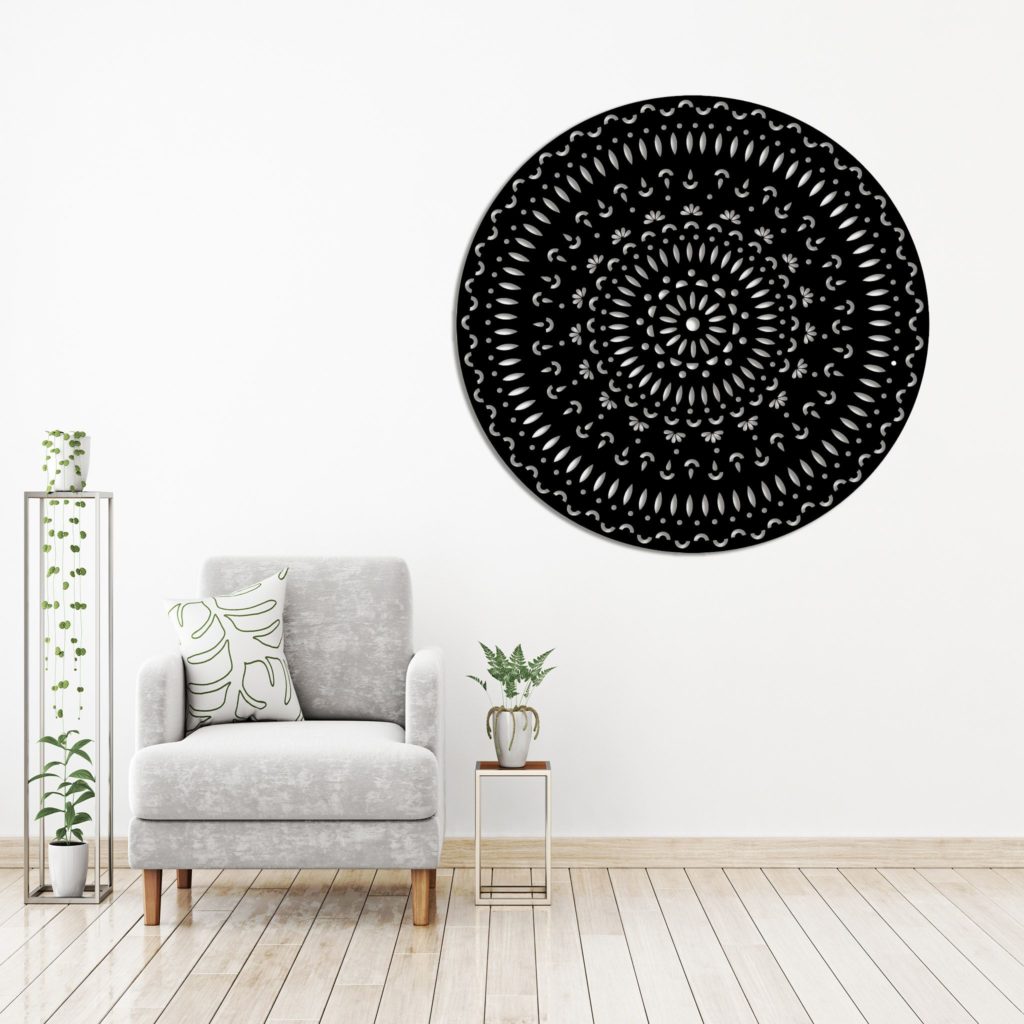 Metal Wall Art Mandala NZ Made Products Ladybugs