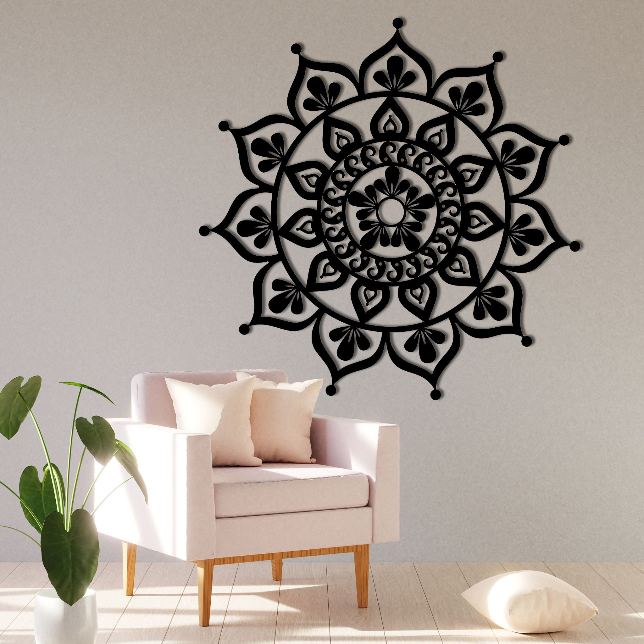 Garden Wall Art Mandala NZ Made Products Ladybugs