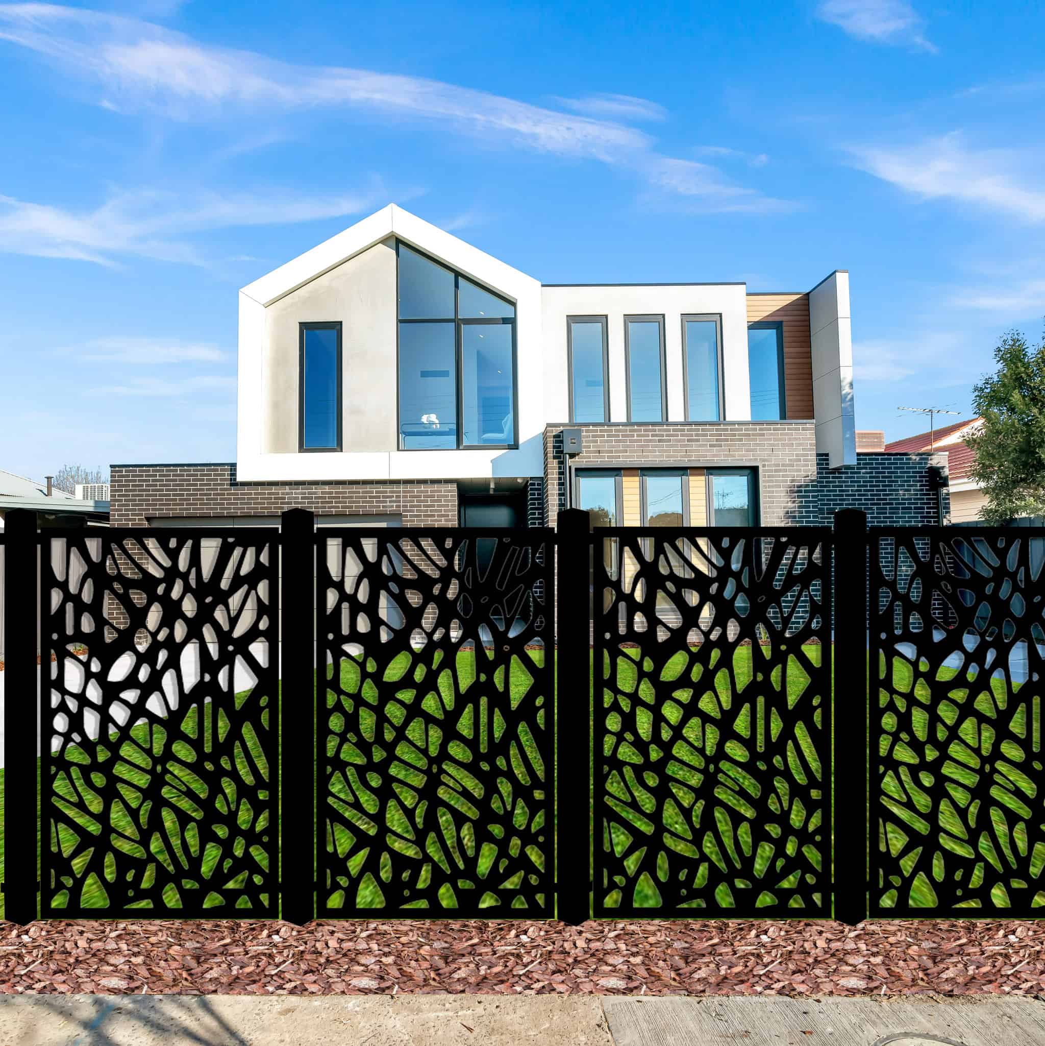 Corten Steel Fence Panels & Privacy Screens Ladybugs