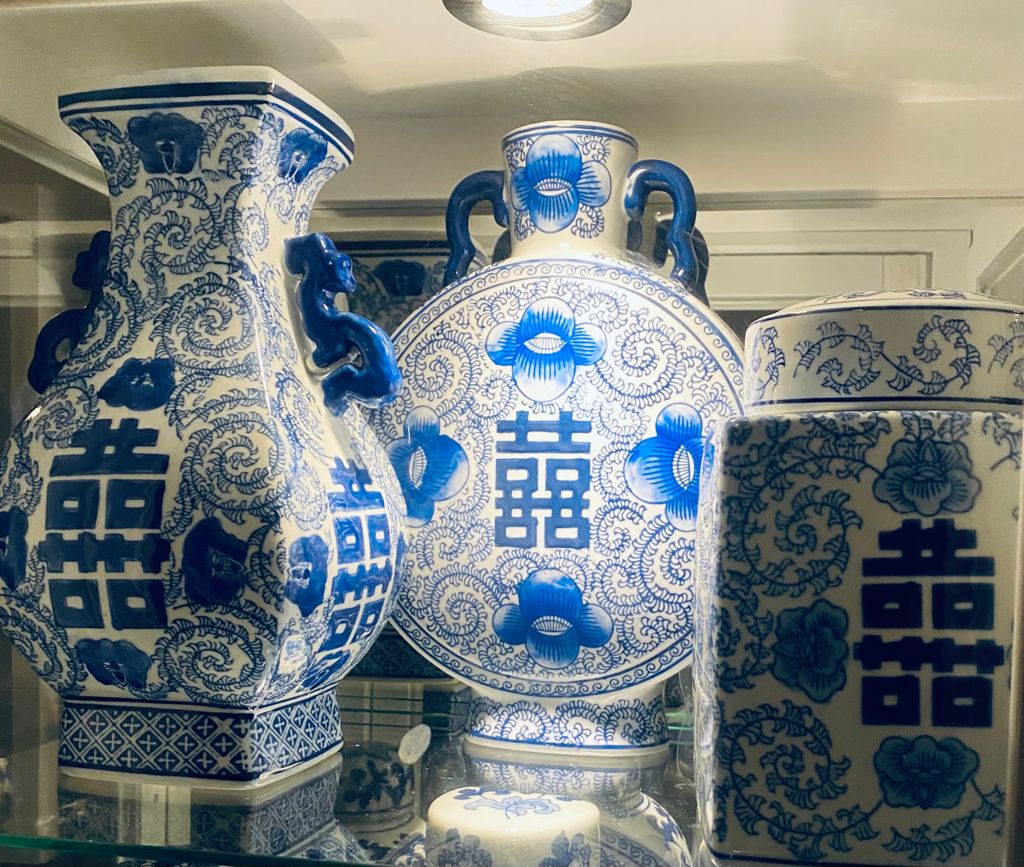 Blue Willow Vases setLadyCha Shop