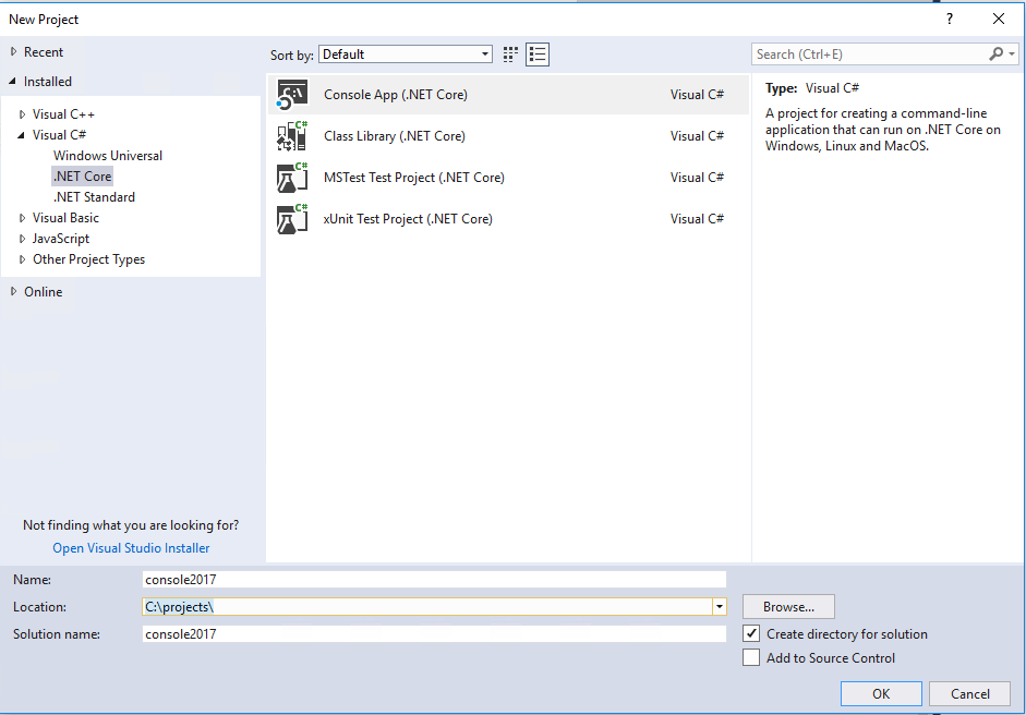 Playing with Target Framework in Visual Studio 2017 Debugging Everything