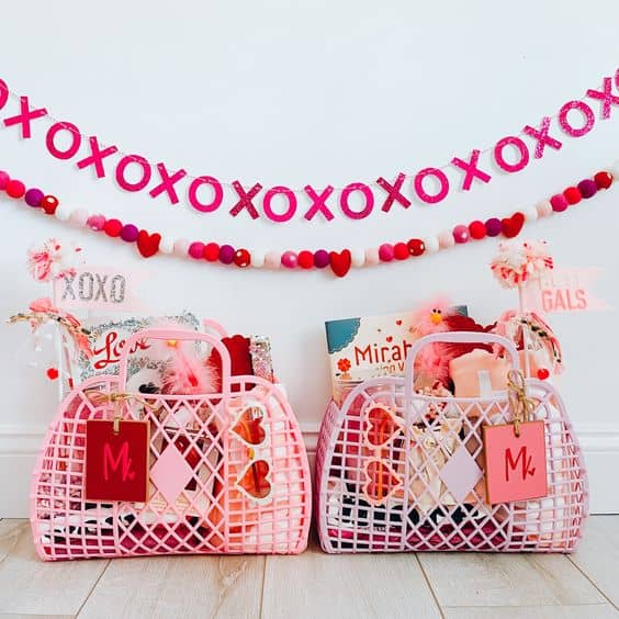 20 Valentine's Gift Basket Ideas for Kids » Lady Decluttered