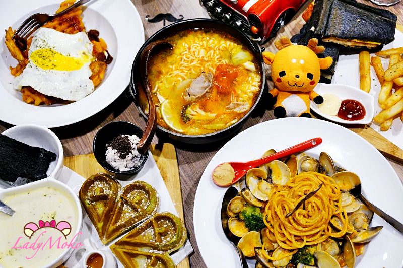 台北大安 捷運科技大樓》鬍子茶 復興南店。學生平價大份量不限時聚餐餐廳/wifi