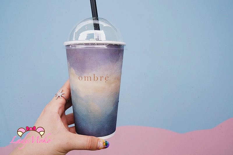 台北東區奶昔店》Ombré,星空漸層外帶杯,捷運忠孝敦化飲品