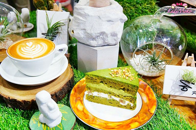 大安站美食》Coffee Sind溫馨療癒多肉植物咖啡廳,抹茶蛋糕與手沖咖啡