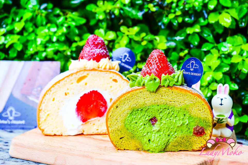 台北宅配甜點推薦》空服員的手作甜點,雙重草莓濃抹抹扎實蛋糕捲,季節限定每週限量