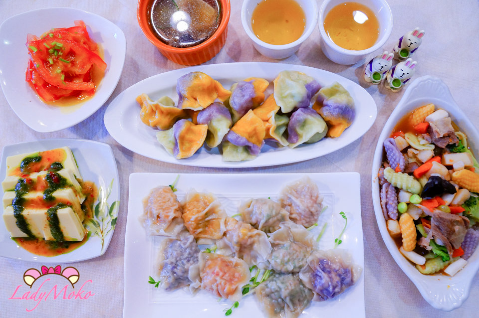 新店美食》哈餃子,色彩繽紛又健康天然的好吃水餃推薦,特色貓耳朵