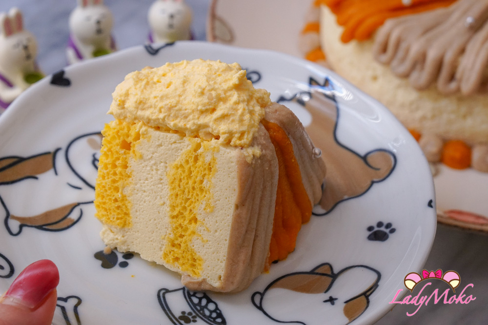 秋冬甜點食譜 | 南瓜戚風 x 乳酪慕斯 x 雙色栗子蒙布朗 蛋糕