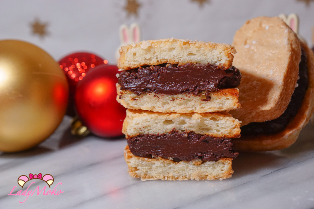 絕對厚!鬆!軟!達克瓦茲食譜｜小撇步筆記,巧克力脆脆口味/巧克力甘納許夾餡食譜