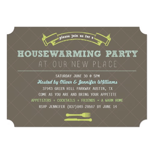 Funny House Warming Party Invitation Wording