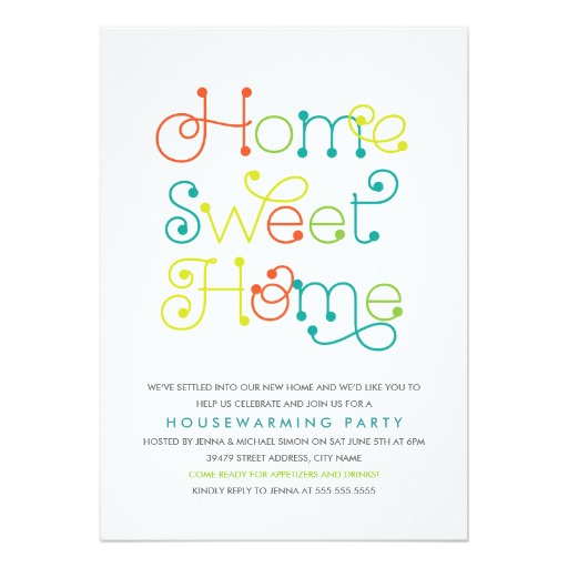 Fun & Whimsical Housewarming Party Invitation Card