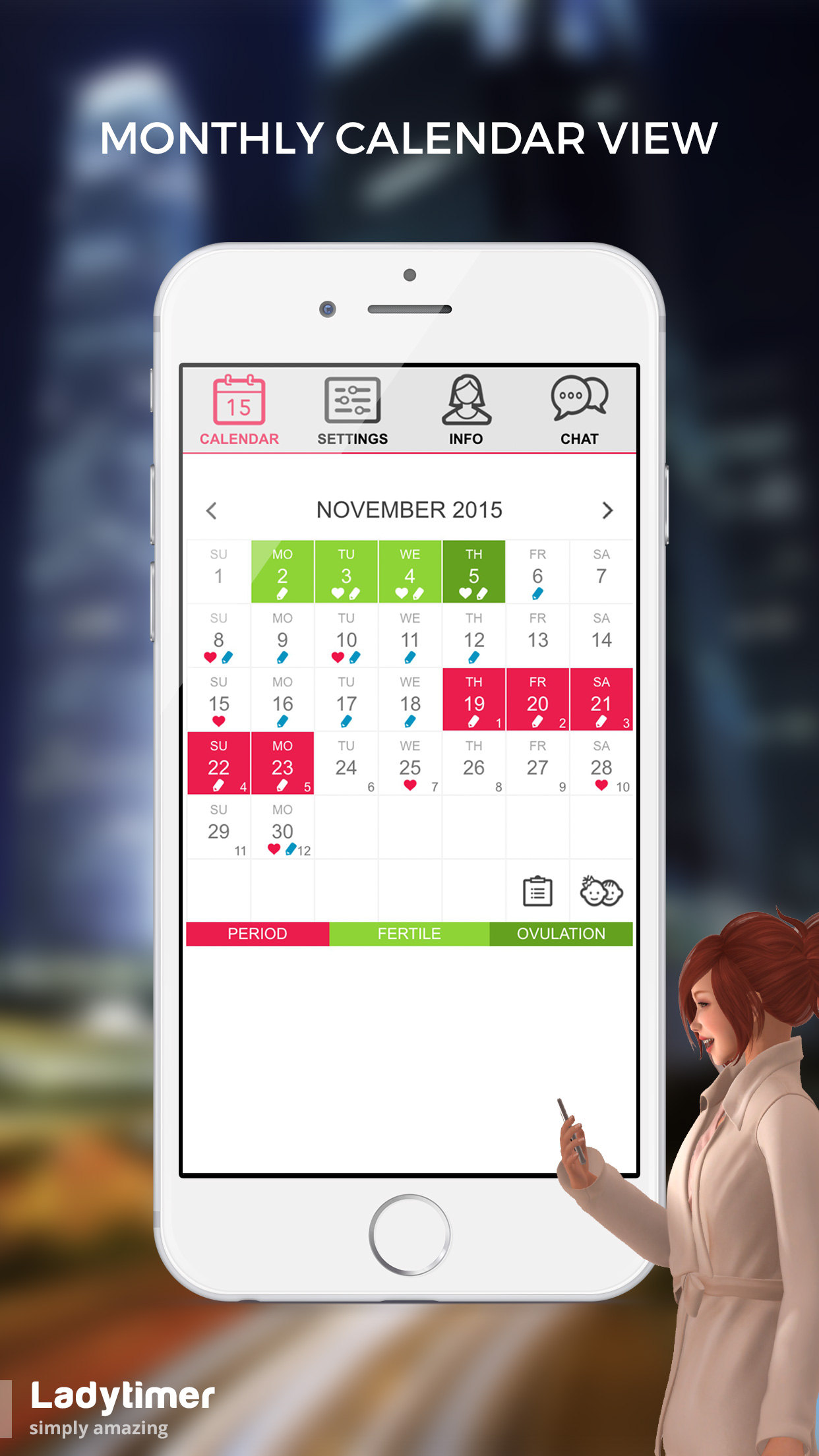Period Tracker & Ovulation Calendar For Iphone