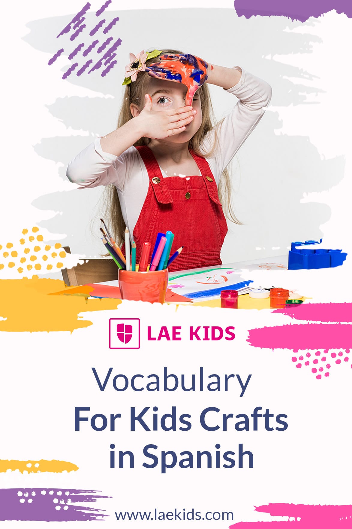 Spanish crafts vocabulary for kids LAE Kids Spanish Classes for Kids