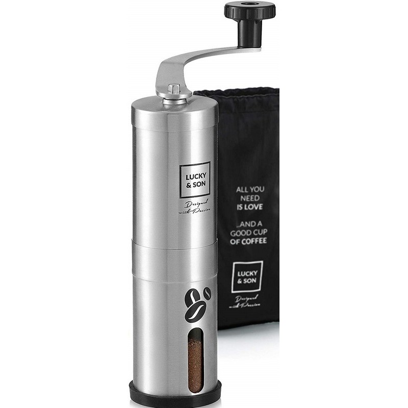 Molino Manual Cilindrico Inoxidable | La Feria de la Greca