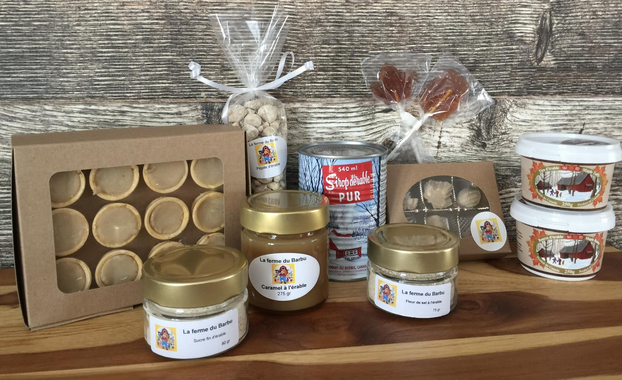 Produit d’érable La ferme du Barbu