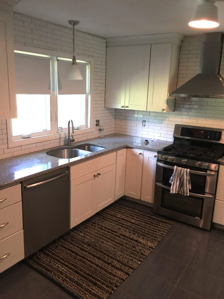 Malvern Kitchen Tile Installation Creates A Modern Look LaffCo. Painting