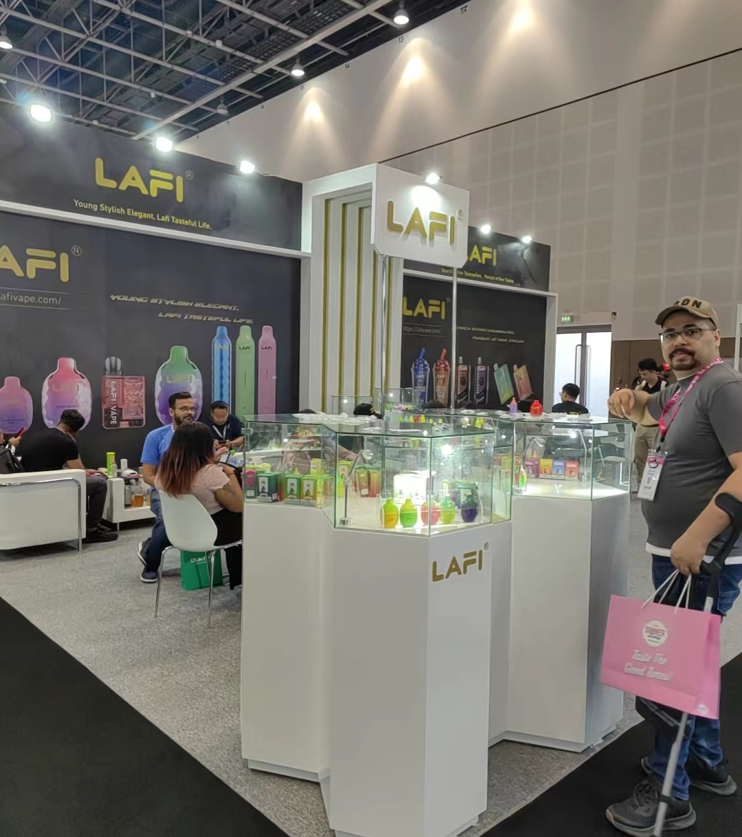 The 2023 LAFI VAPE World Vape Show Dubai Middle East LAFI VAPE