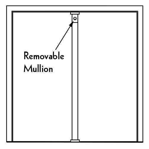 Door Frames and Mullions Fixed vs. Removable