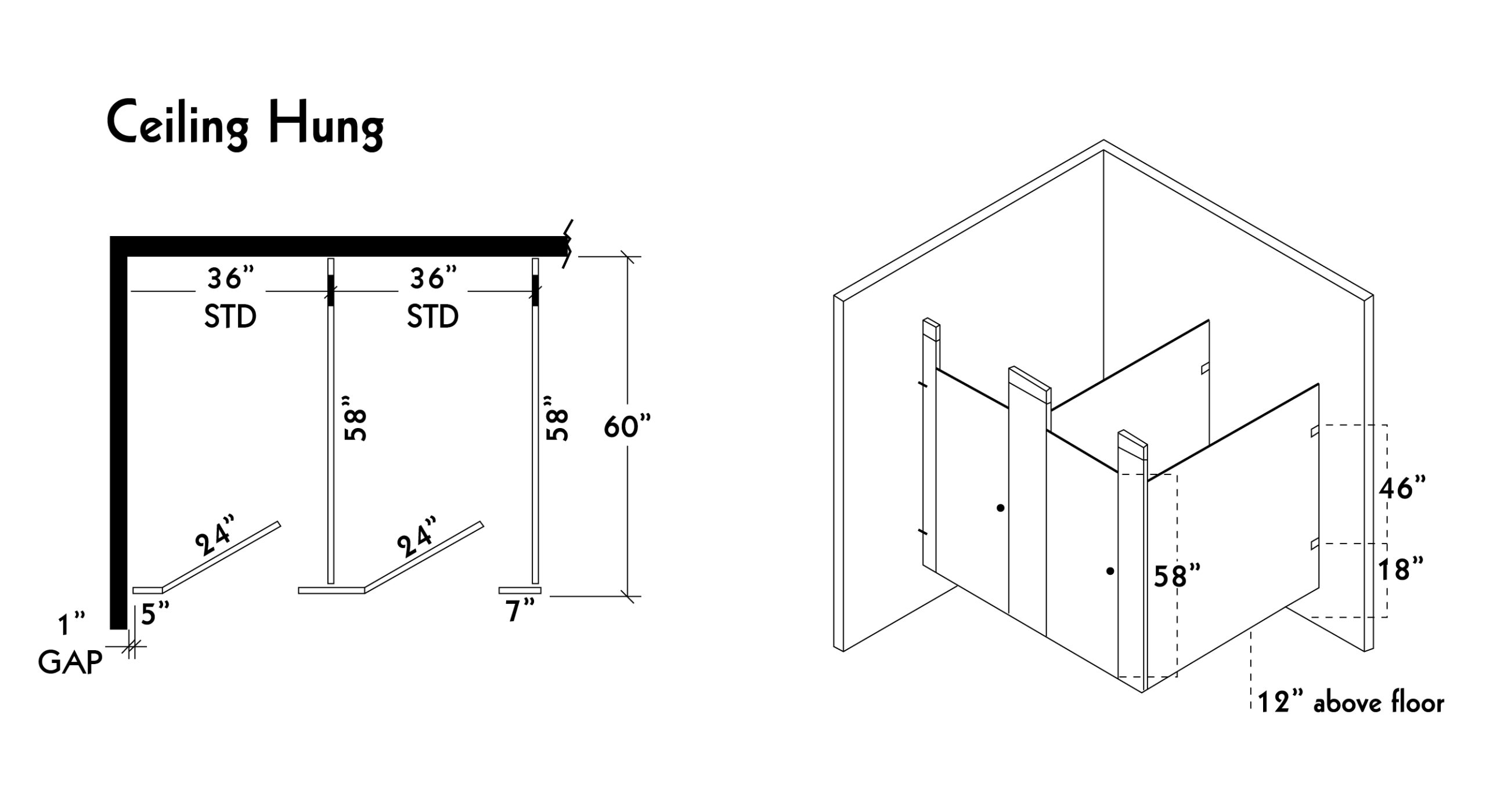Bathroom Stall Privacy Options