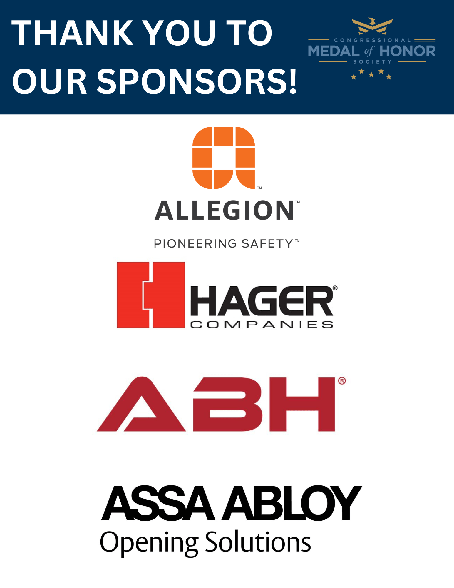 2023 Community Campaign Giving Back to the Medal of Honor Recipients