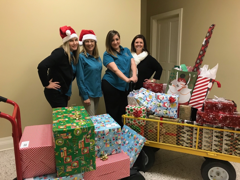 Clerk's Office Collects Gifts for Local Boys and Girls Lafourche