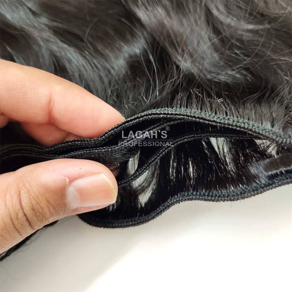 Double Machine Weft Human Hair Extensions LAGAH EXPORTS