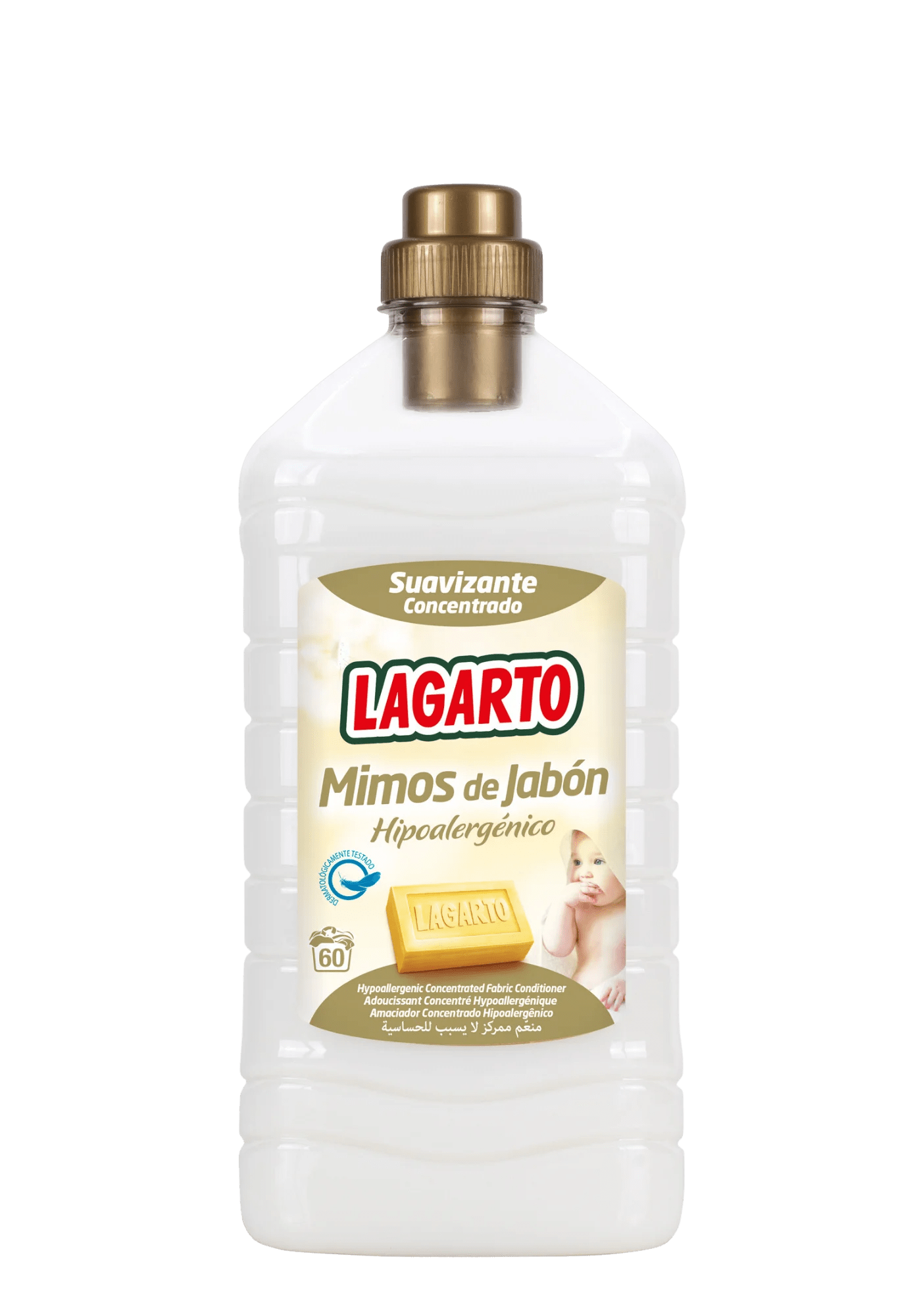 Lagarto Suavizante Lagarto Concentrado Mimos de Jabón 60 Lavados