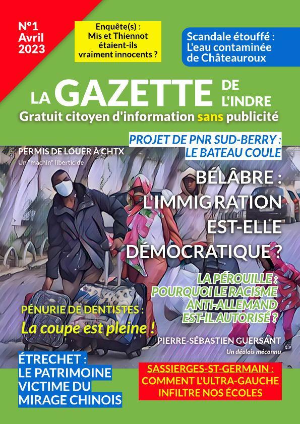 La Gazette papier La Gazette de l'Indre