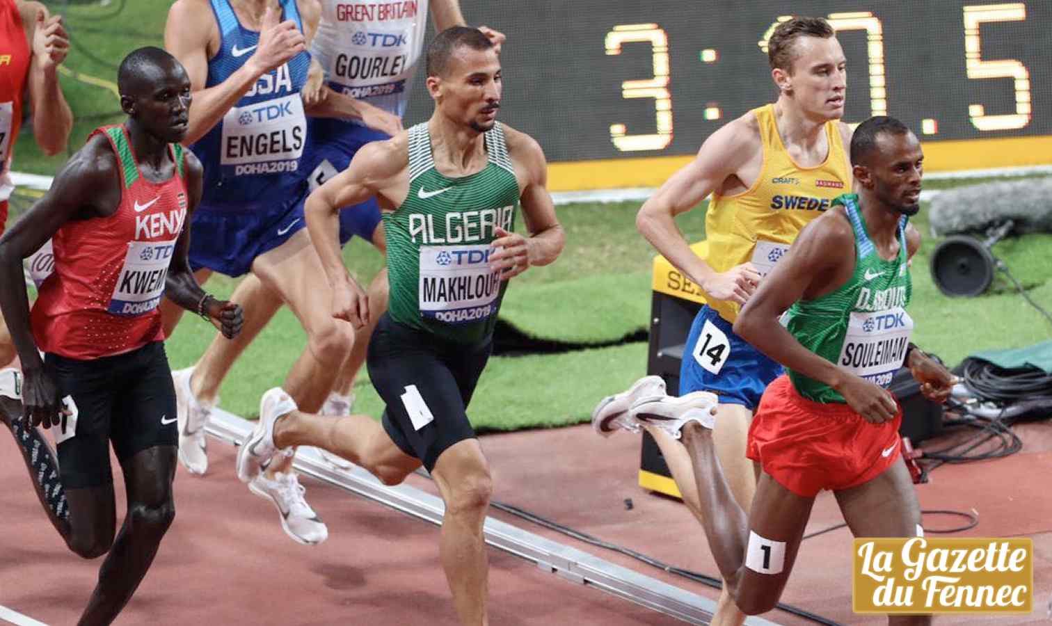 Finale 1500m (à 17h40) Makhloufi à la conquête d'un titre mondial