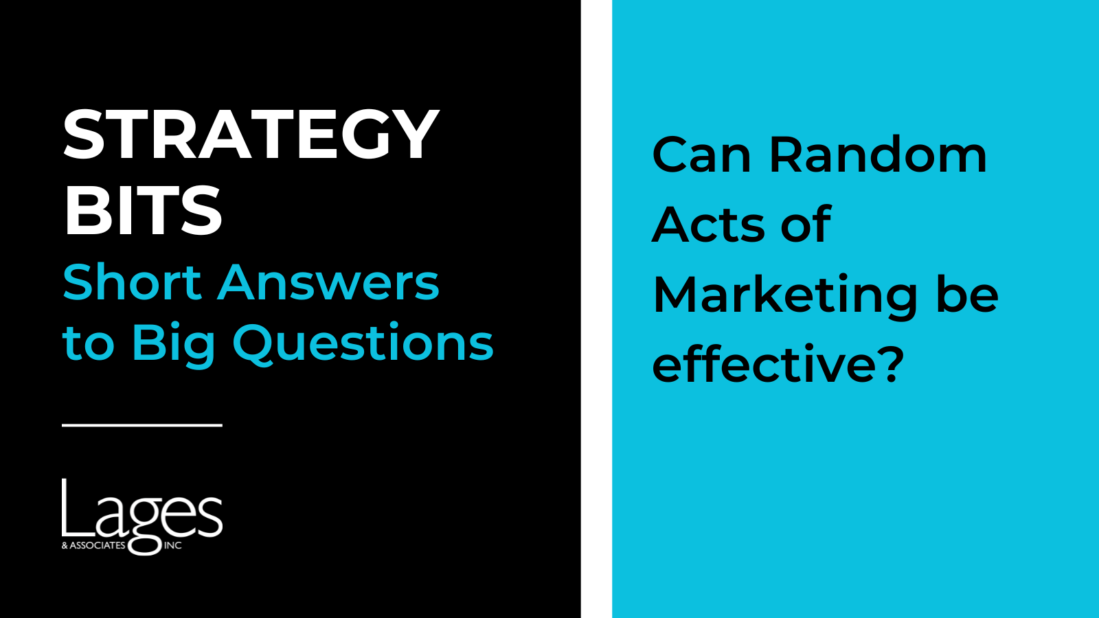 Strategy Bits Short Answers to Big Questions Lages & Associatiates Inc