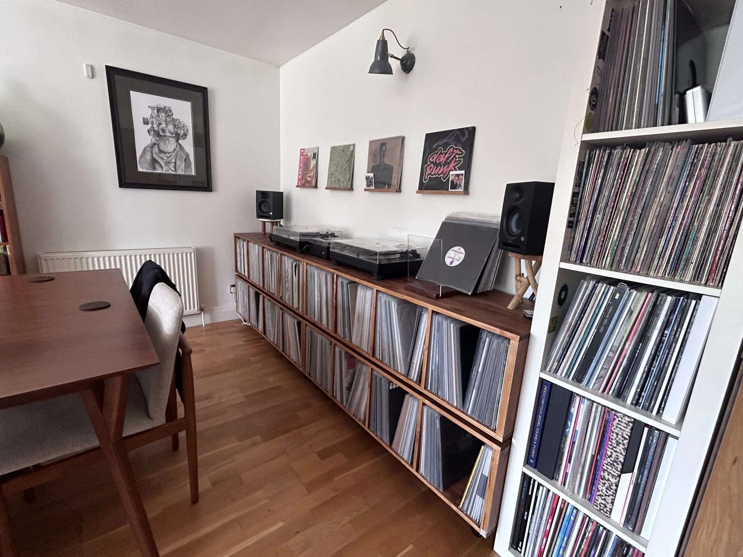Vinyl Record Storage Manga TwoTier Vinyl DJ Storage Lagom Studio