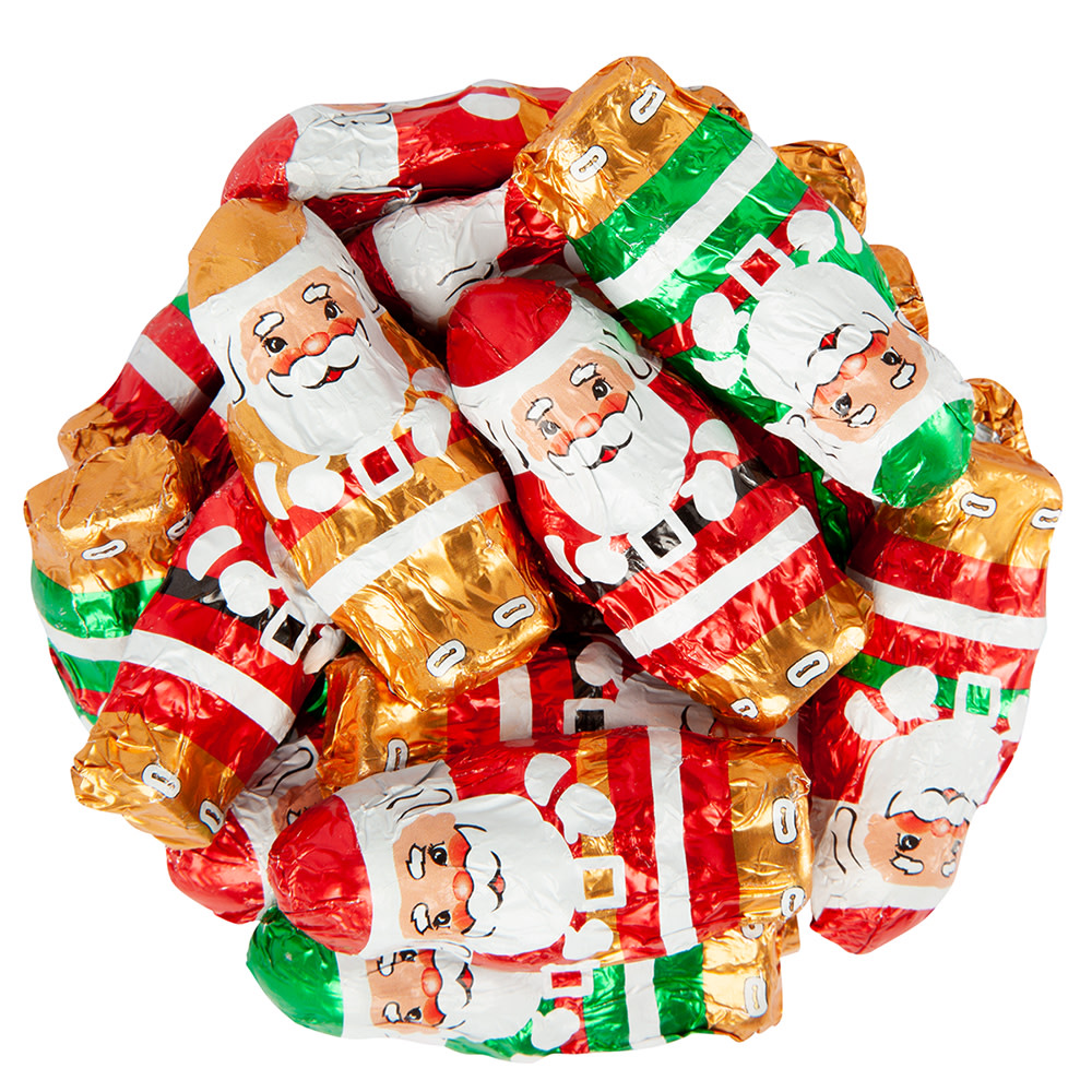 Foil Wrapped Chocolate Santas Lagomarcino's