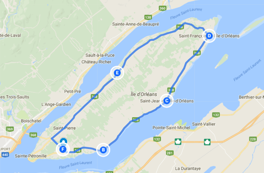 Séjour mèrefille sur l'île d'Orléans (Motel Île d'Orléans)