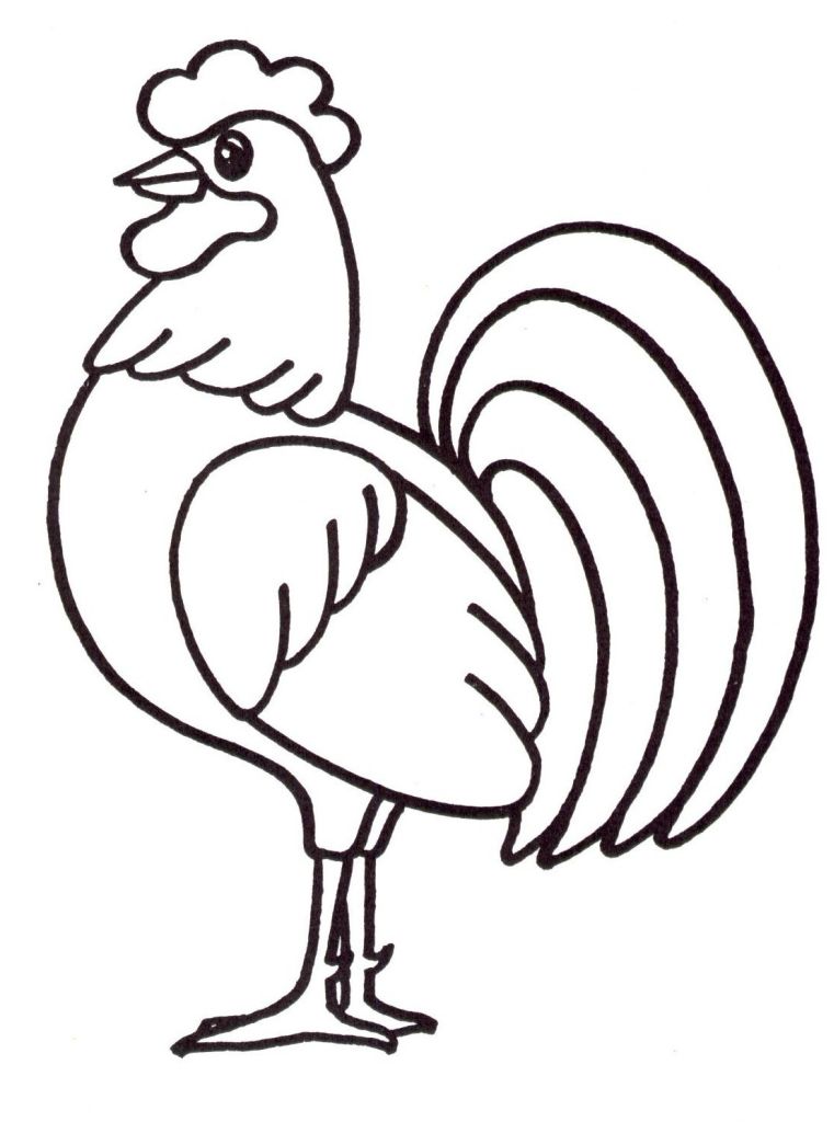 Sélection de coloriage coq à imprimer sur