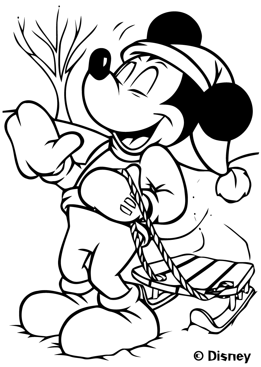 Sélection de dessins de coloriage mickey à imprimer sur