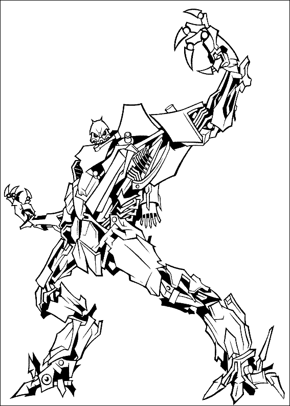 135 dessins de coloriage transformers à imprimer sur