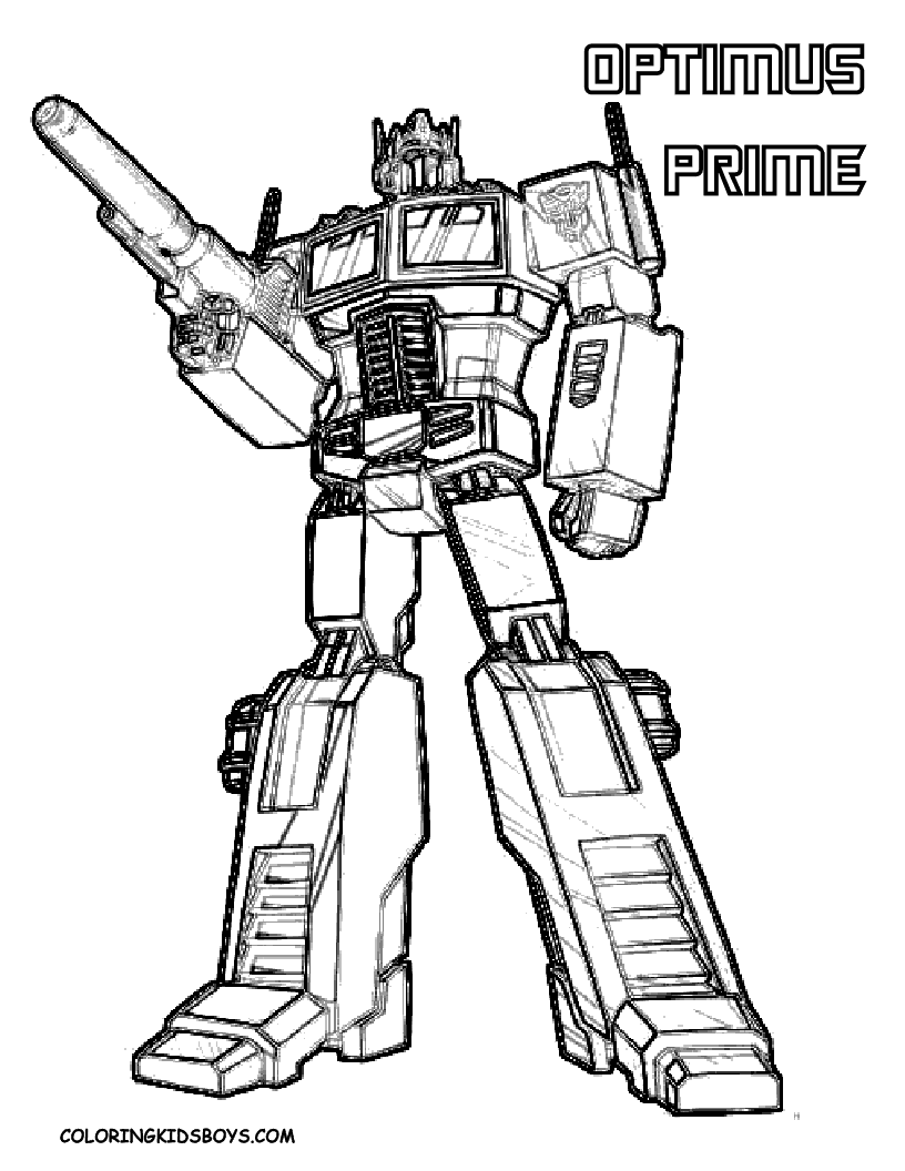 135 dessins de coloriage transformers à imprimer sur