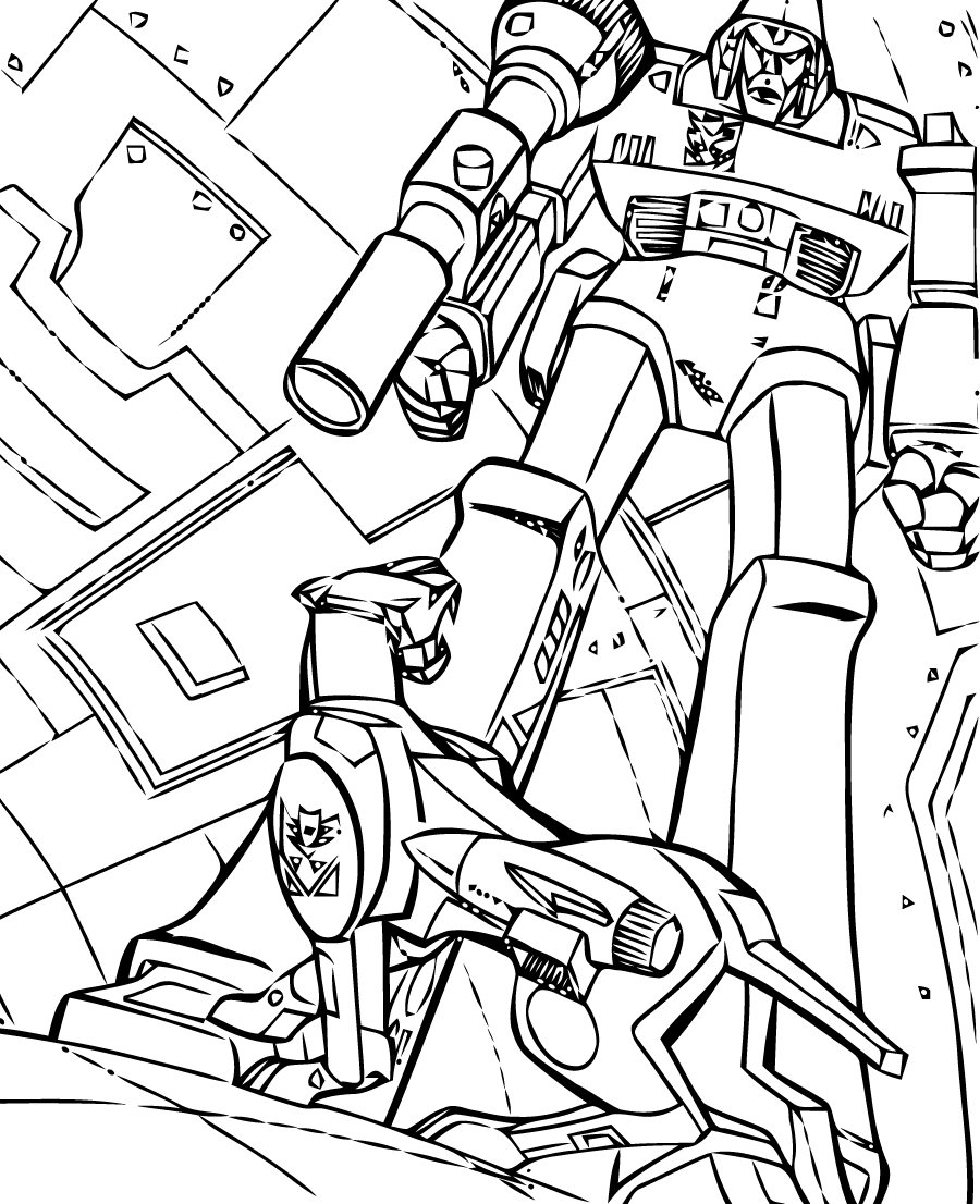 135 dessins de coloriage transformers à imprimer sur