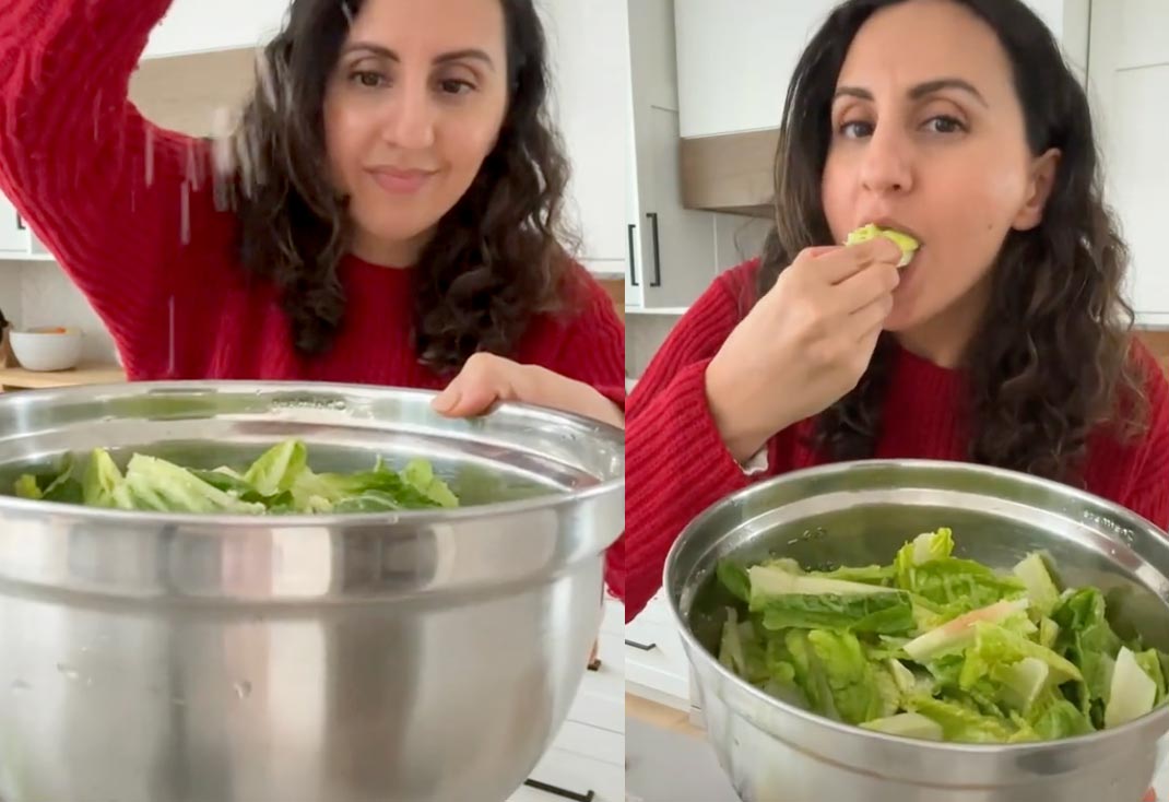 'Lettuce Chips' en Tik Tok han descubierto la ensalada de lechuga