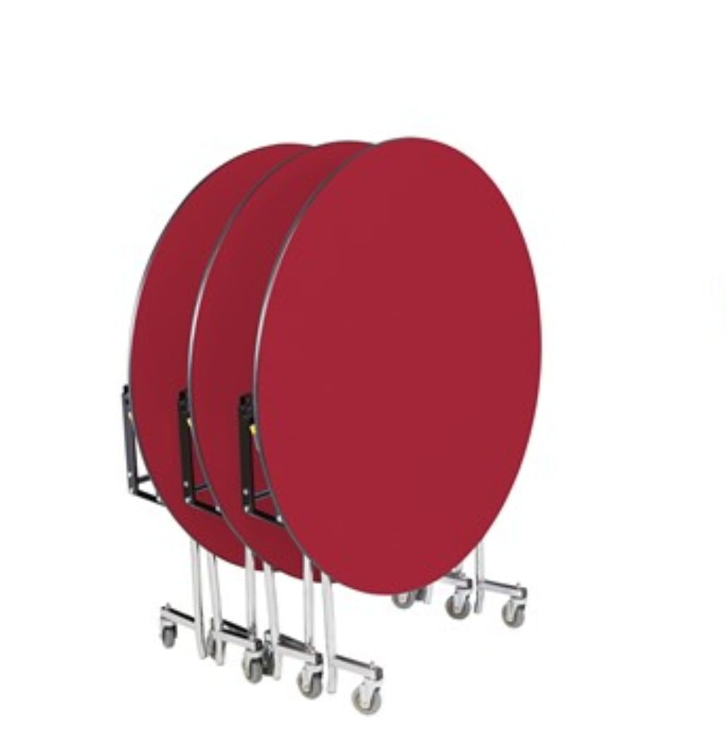 Red round tables La hannah Holdings