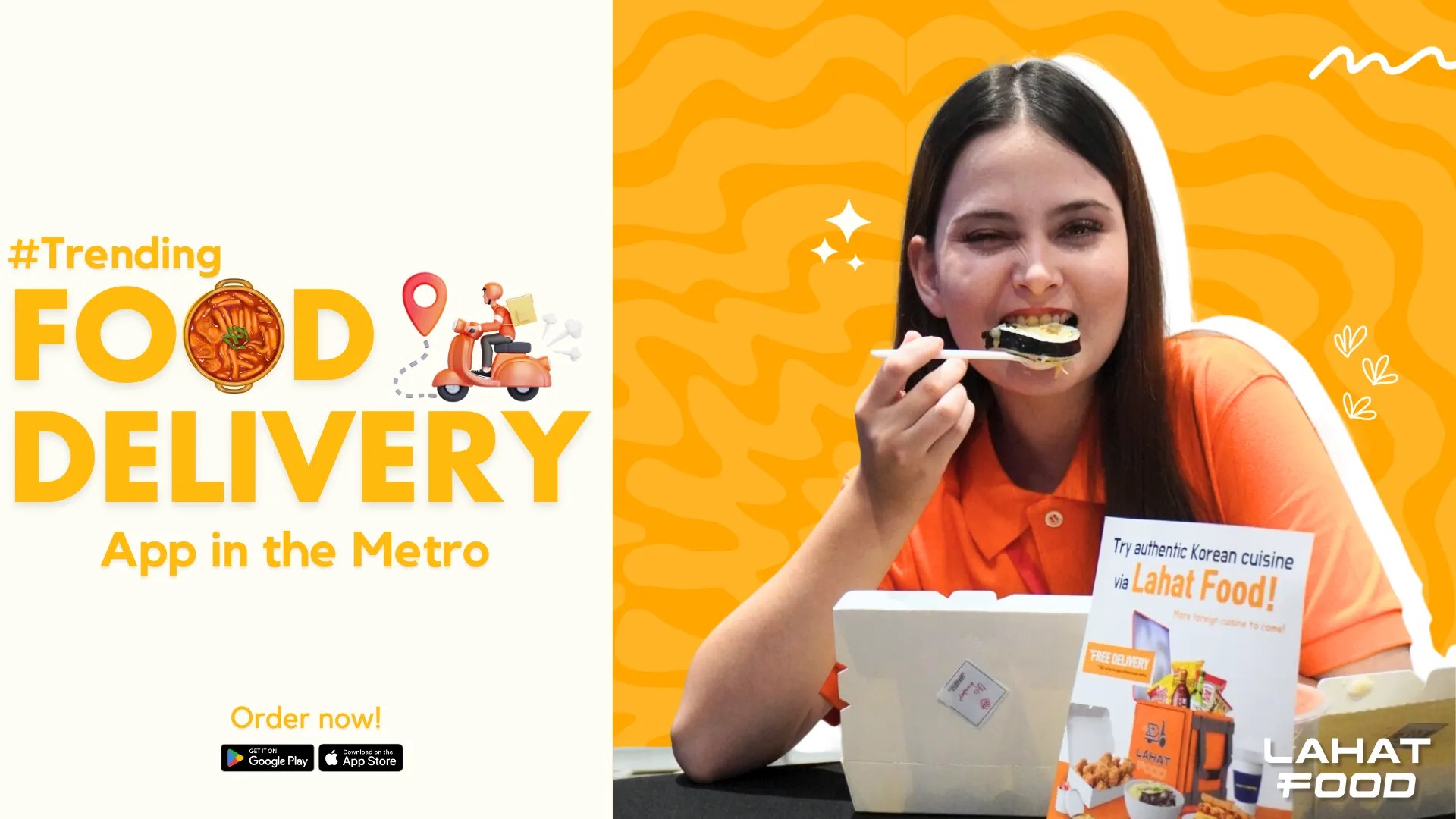 KOREAN FOOD DELIVERY APP IN THE METRO LAHAT FOOD