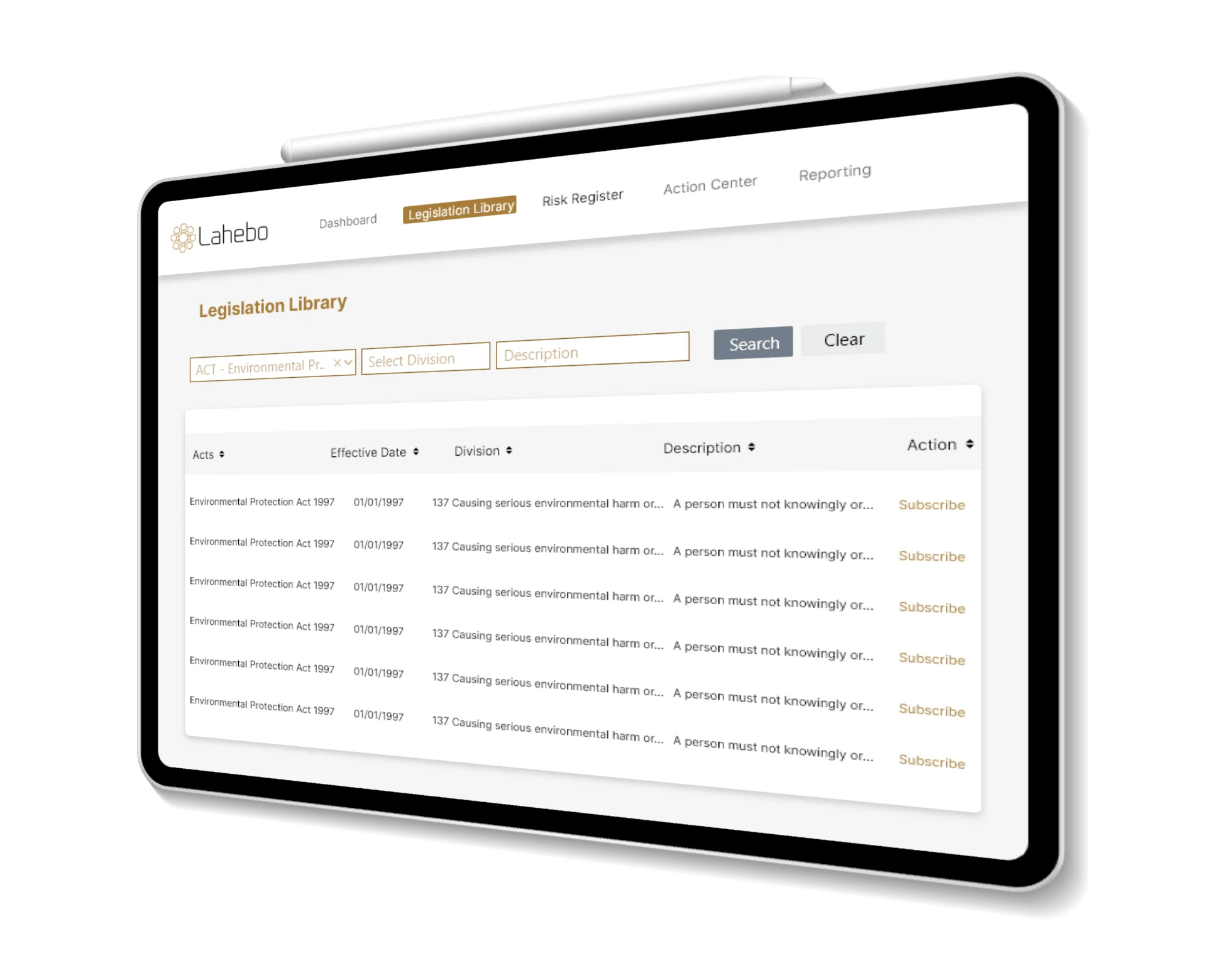 Legislation Library Lahebo