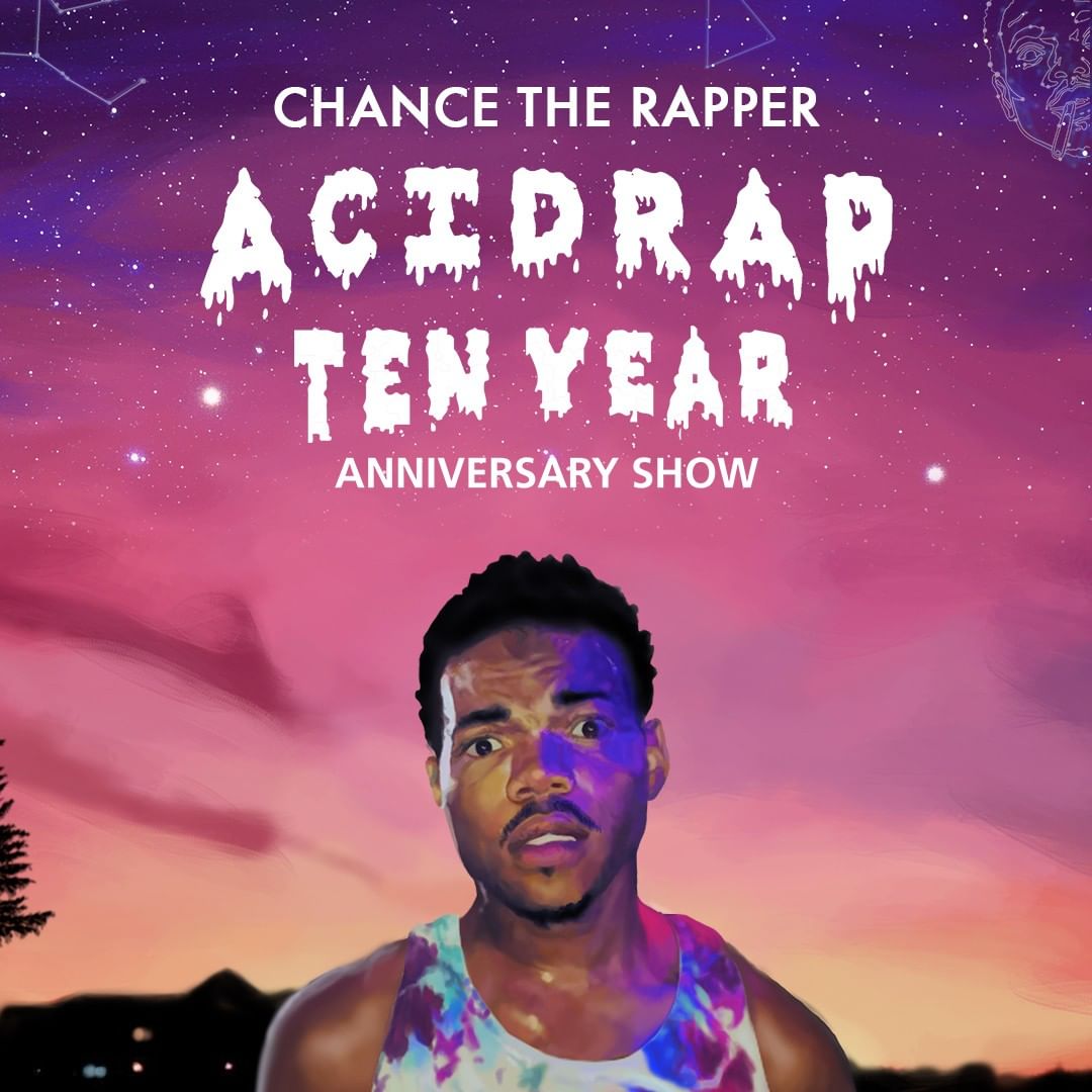 Chance The Rapper Acid Rap 10 Year Anniversary Show⁣