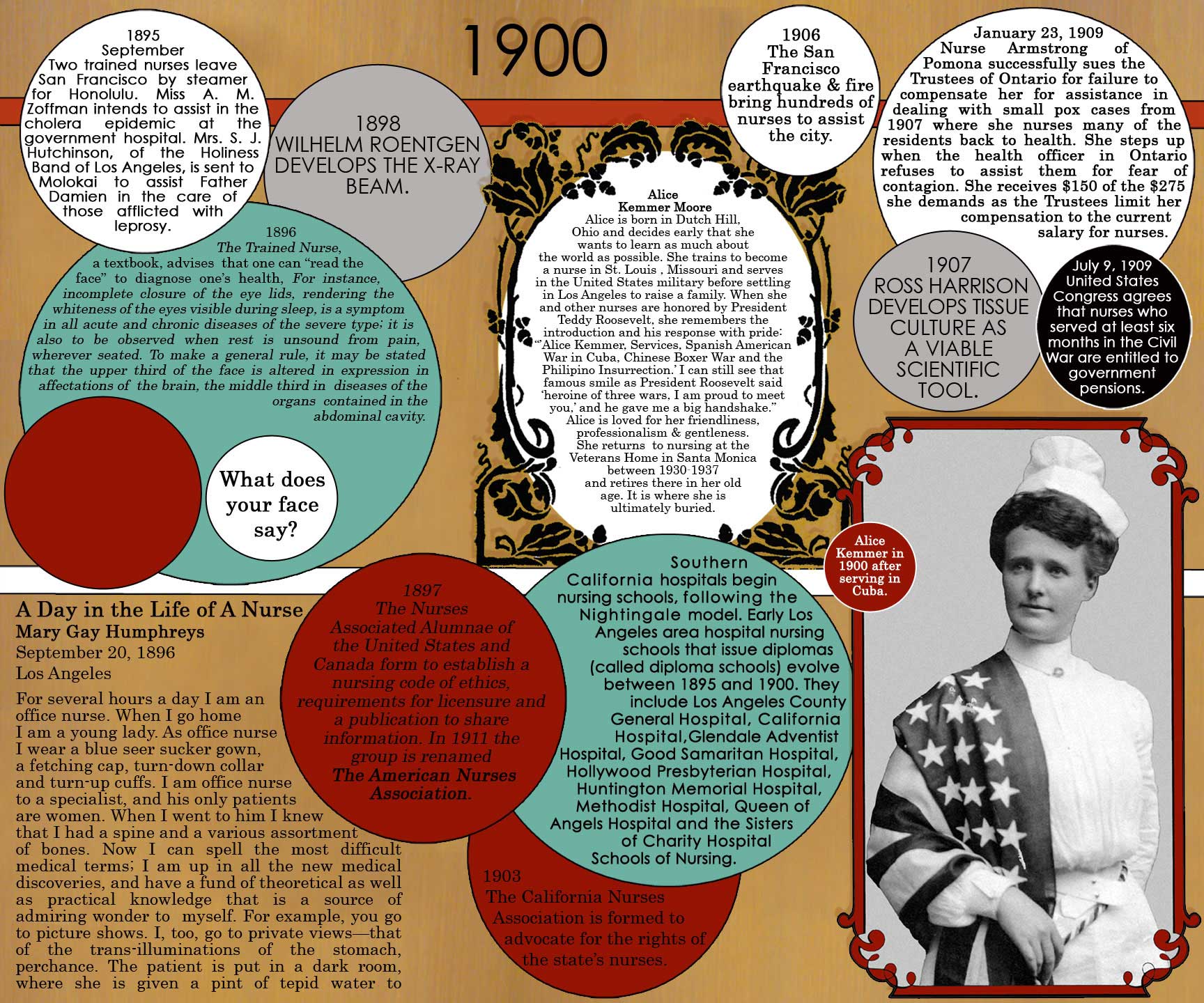 The Western Conservancy of Nursing History Timeline