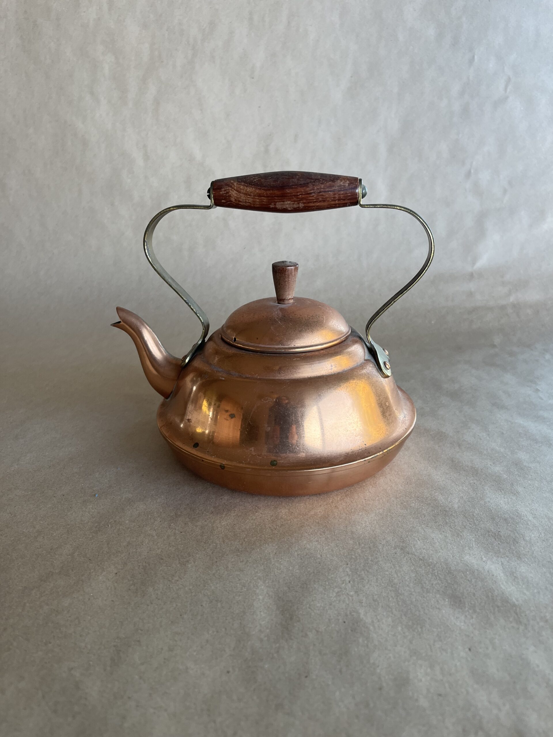 Vintage Solid Copper Kettle LA HOMEFARM