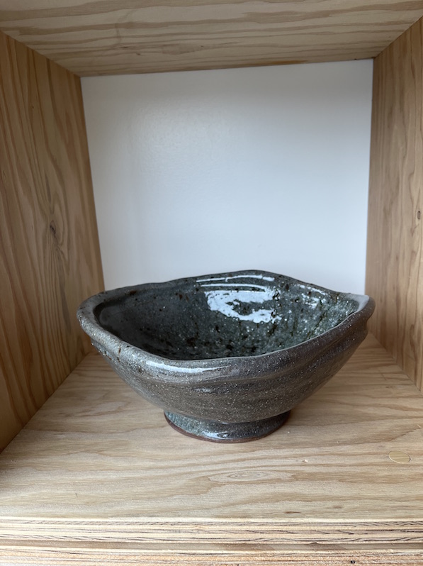 Bowl ash glazed serving bowl c/c LA HOMEFARM