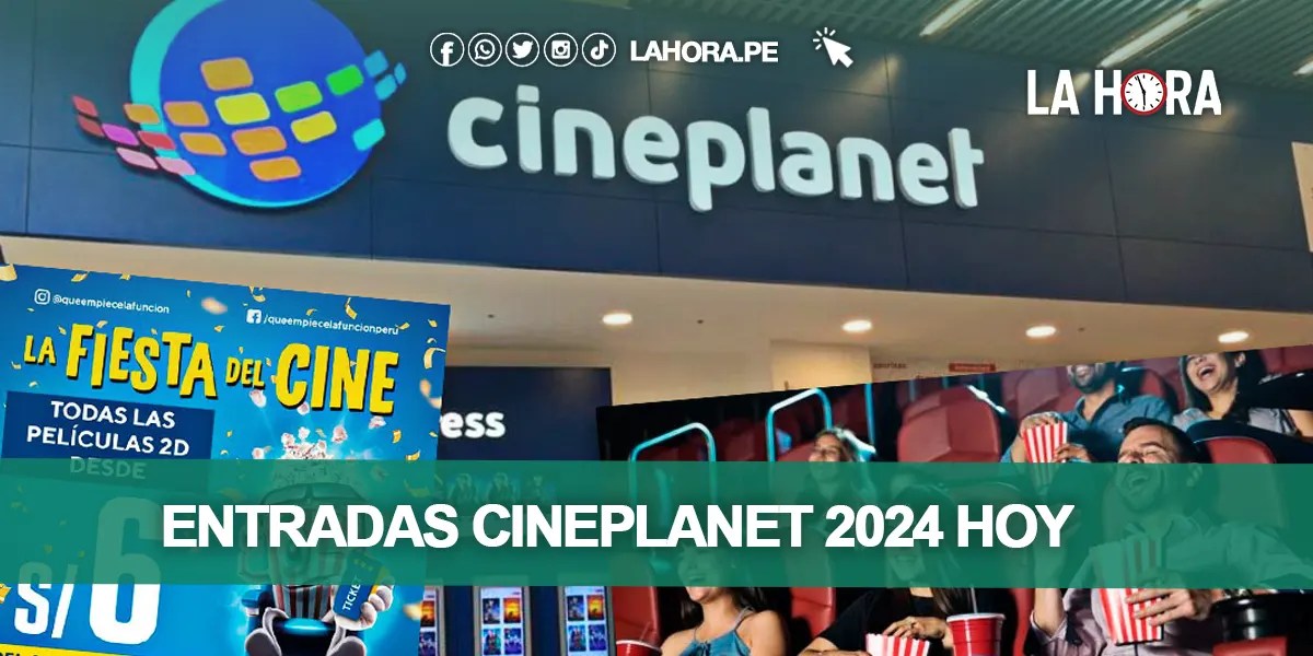 Entradas 6 soles Horarios y cartelera HOY