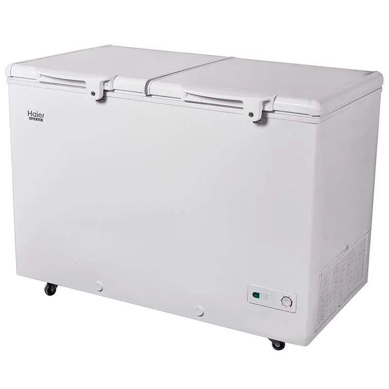 Haier Deep Freezer Double Door 385 Liter (15 CF) Inverter HDF385I