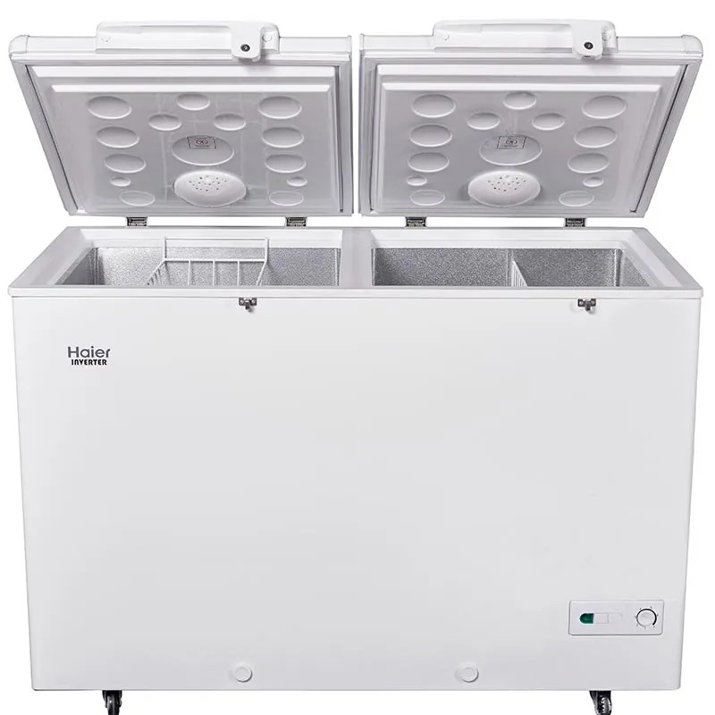 Haier Double Door Single Tub Deep Freezer 545 Liter (19 CF) Inverter